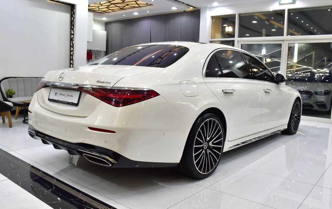 Mercedes Benz S500 4MATIC L EXCELLENT DEAL for our Mercedes Benz S500 4Matic ( 2021 Model ) in White Color GCC Specs