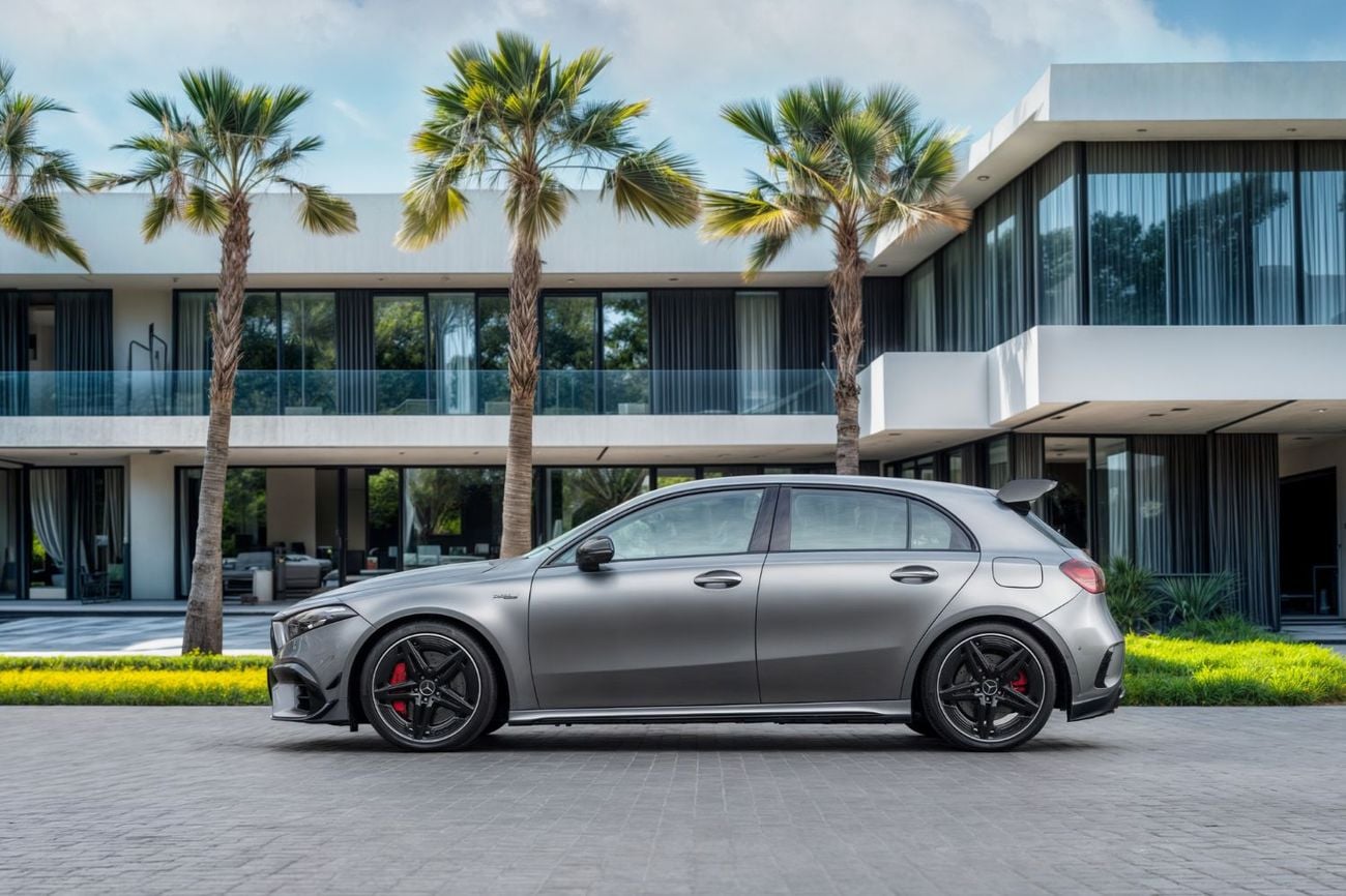 Mercedes Benz A45 AMG- S A45 AMG S | 3,888 P.M | 0% Downpayment | Mercedes Satin Grey Matte!