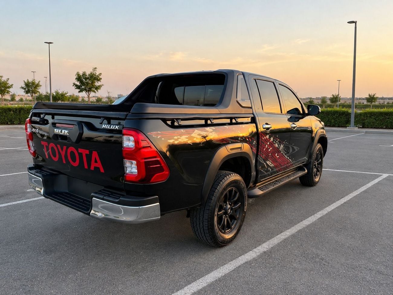 Toyota Hilux GL 2021Model Adventure Modified 2.7L v4 petrol Engine Colour Black push start Transmission Automatic In