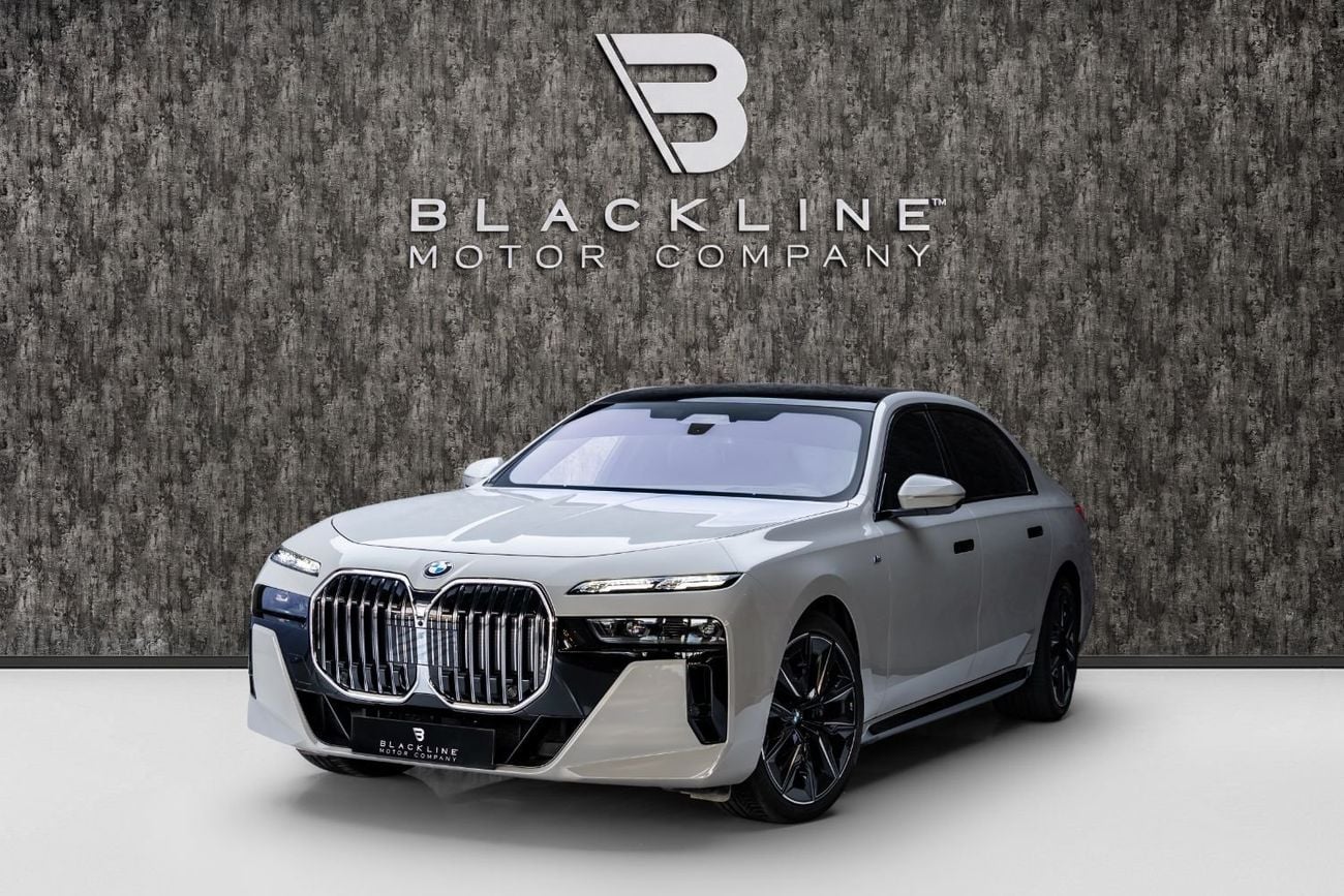 BMW 760i XDRIVE MASTERCLASS M SPORT PACKAGE BUY NOW, PAY 2027 | THE BLACKLINE STANDARD | 2029 BMW Warranty + Service Contract, GCC