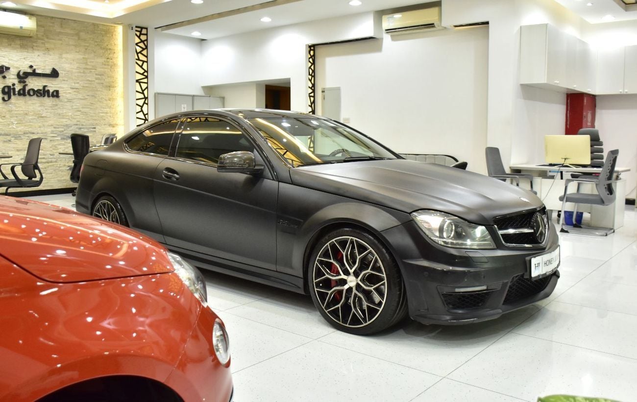 Mercedes Benz C63 AMG STANDARD EXCELLENT DEAL for our Mercedes Benz C63 AMG ( 2013 Model ) in Black Color GCC Specs