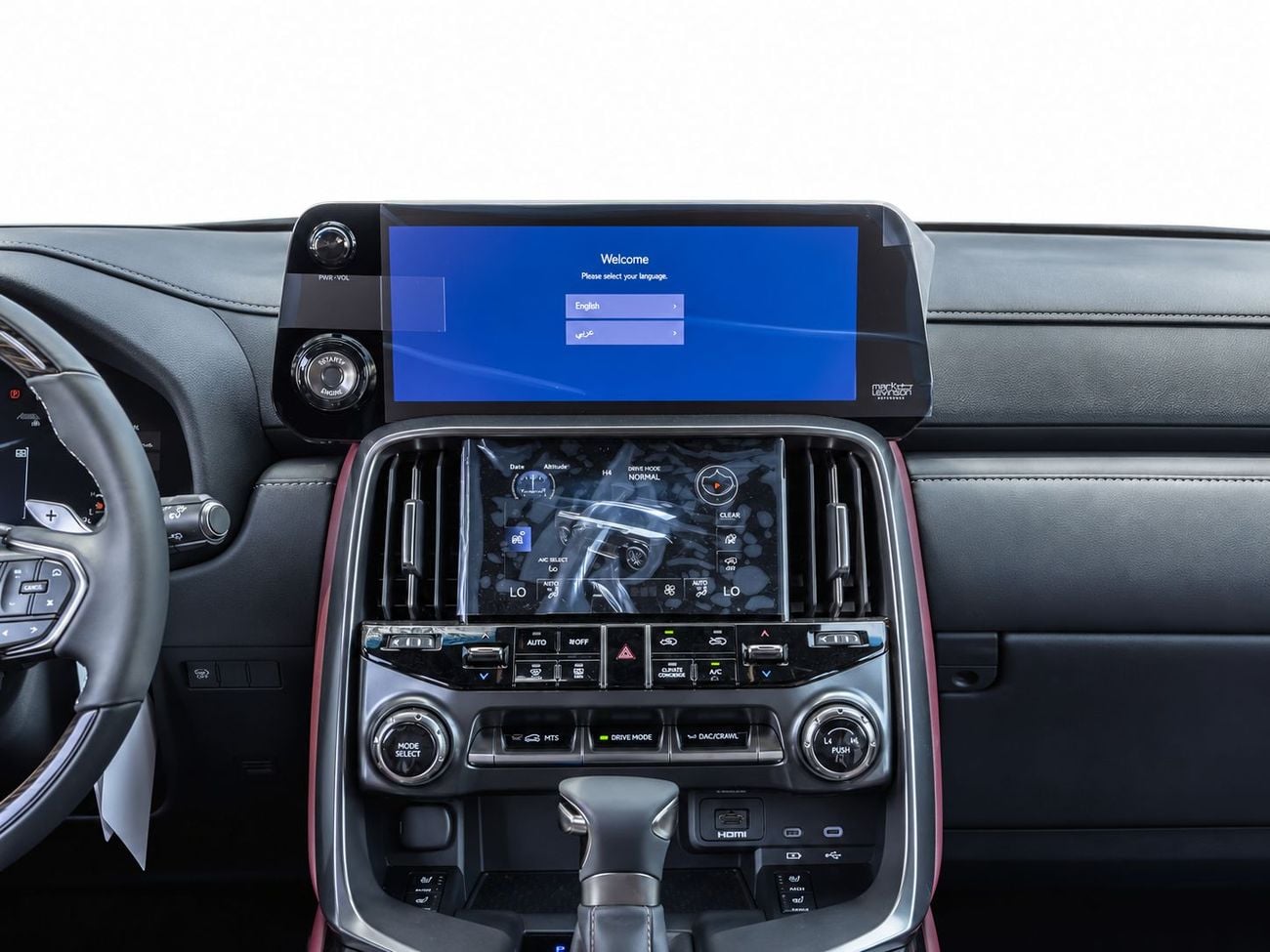 لكزس LX 700h ECTAV0007 - لكزس LX700h VIP موديل 2026 - محرك 3.5 لتر هجين أوتوماتيكي - رمادي مع بيج