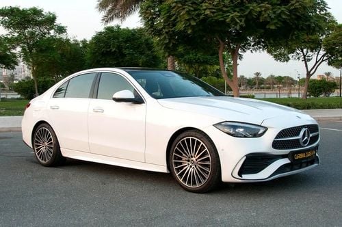 Mercedes Benz C200 C200 Premium Advanced | GCC Specs | Garagash Warranty And Service Contract 105000Kms
