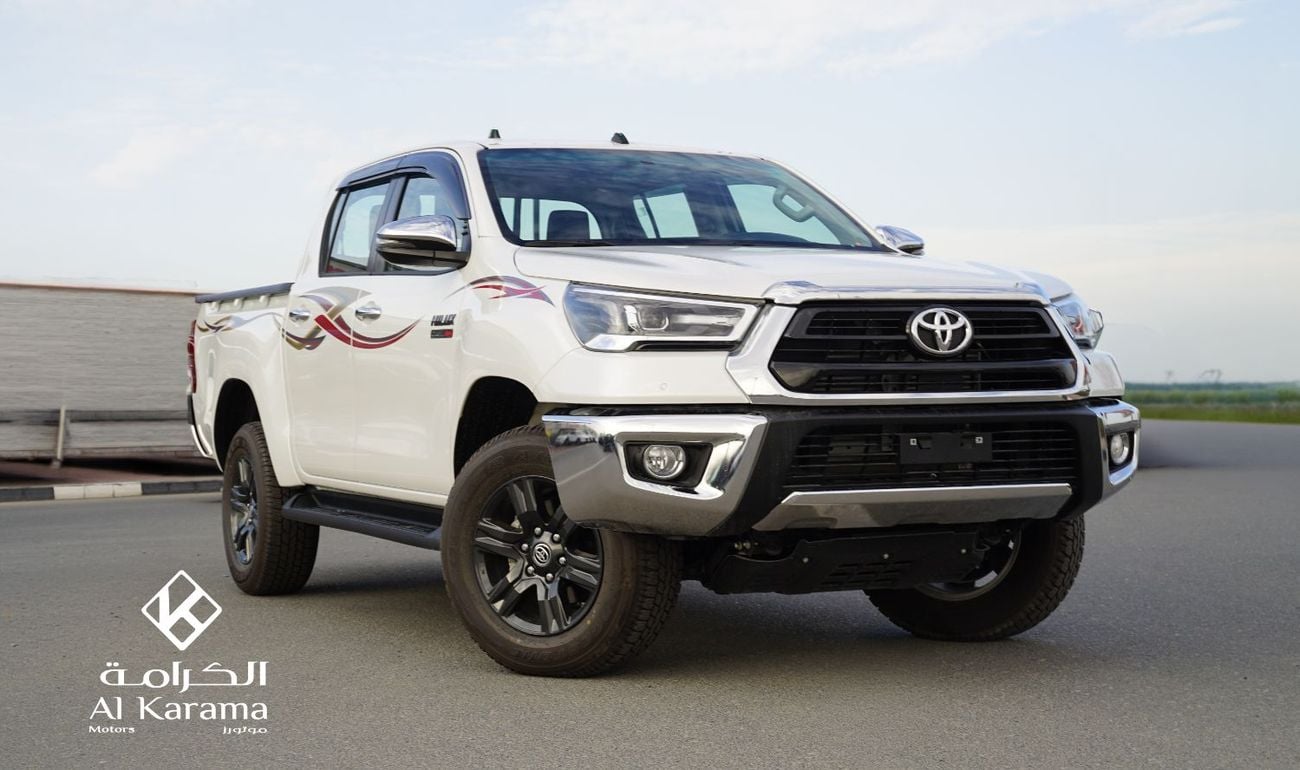 تويوتا هيلوكس GLX 2.4L | Automatic Transmission - Bed Liner - 4x4 - Rear Camera | GCC