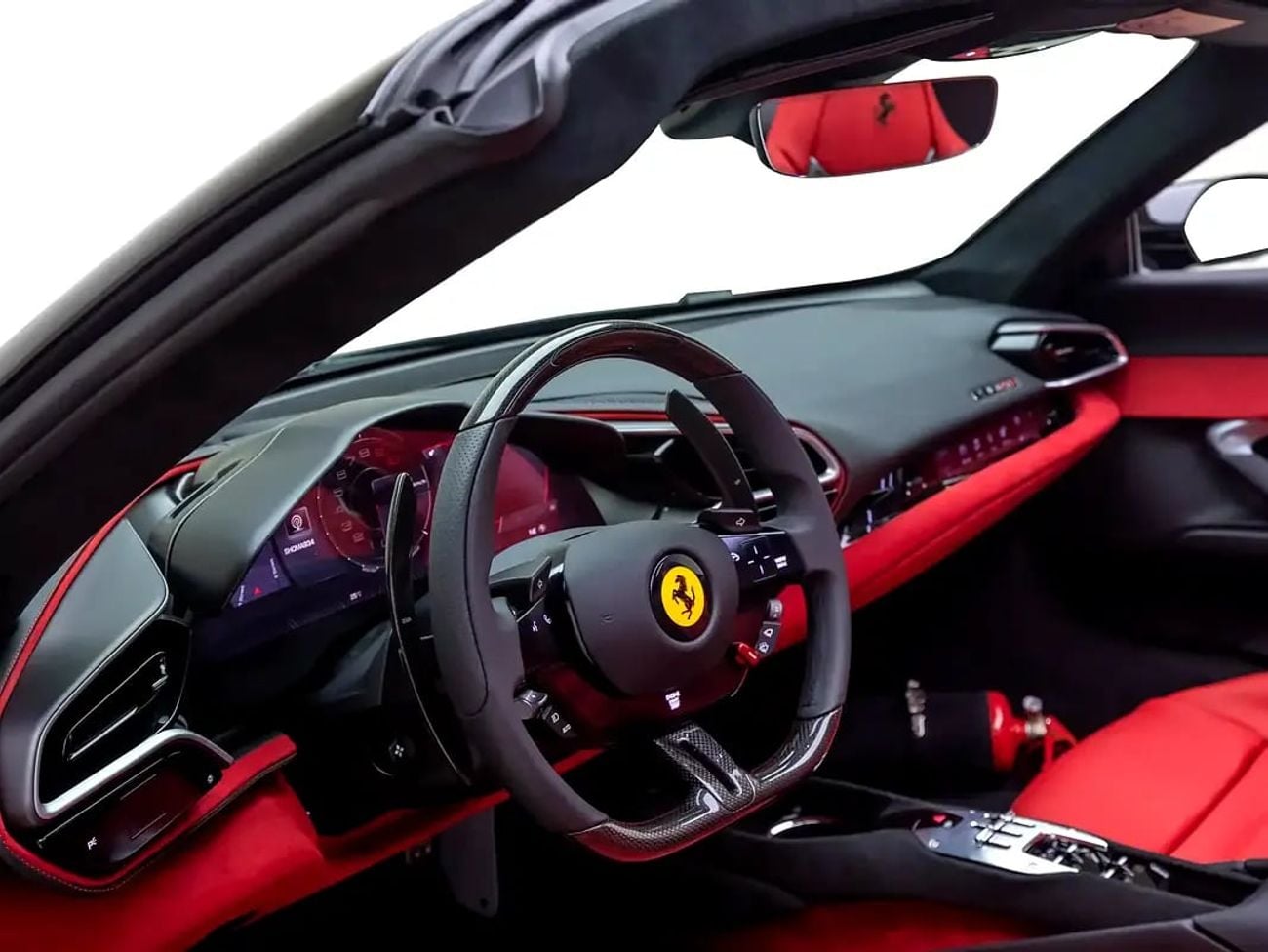 فيراري 296 GTB With Carbon Wheels | GCC Spec | With Warranty and Service Contract