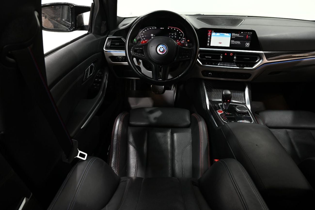 بي أم دبليو M3 كومبيتيشن سيارة BMW M3 كومبيتشن موديل 2021، سجل صيانة كامل، ضمان لمدة عام، عداد كيلومترات منخفض