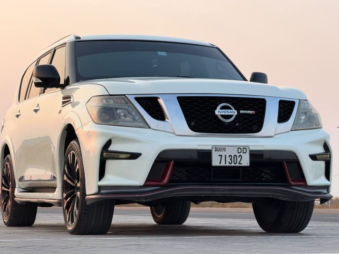 Nissan Patrol NISMO Full option, number one, sunroof, 5 cameras, portable, fully upgraded