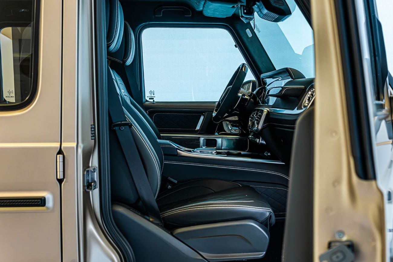 Mercedes Benz G63 AMG STANDARD Double Night Package | MANUFAKTUR Kalahari Gold Magno | GCC Specs | Gargash Warranty