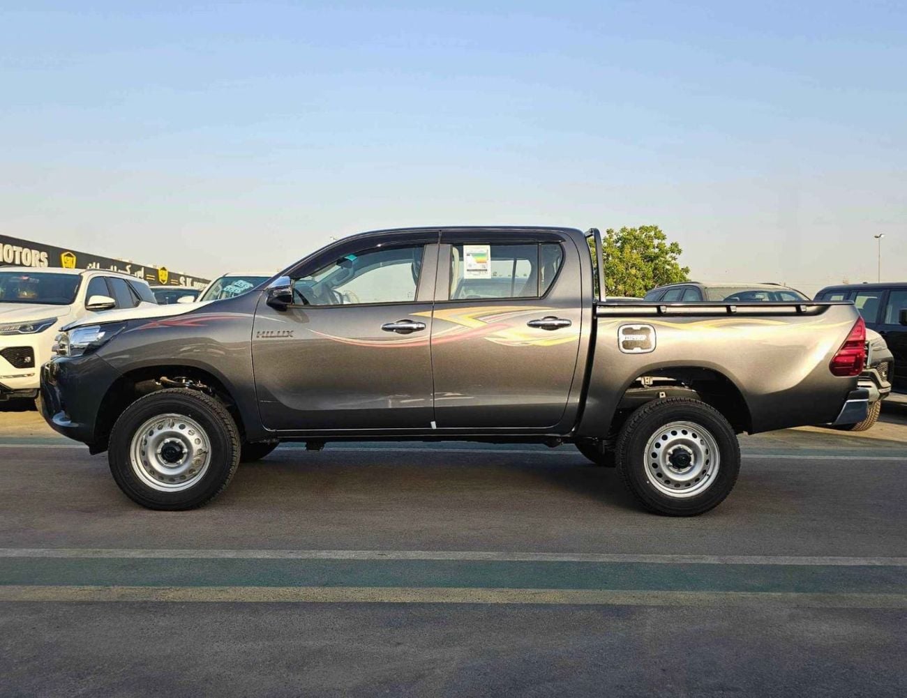 Toyota Hilux TOYOTA HILUX BASIC NARROW BODY || DOUBLE CABIN | 2.4L DIESEL A/T 4WD | PWR WINDOWS (CODE # HDA) GRAY