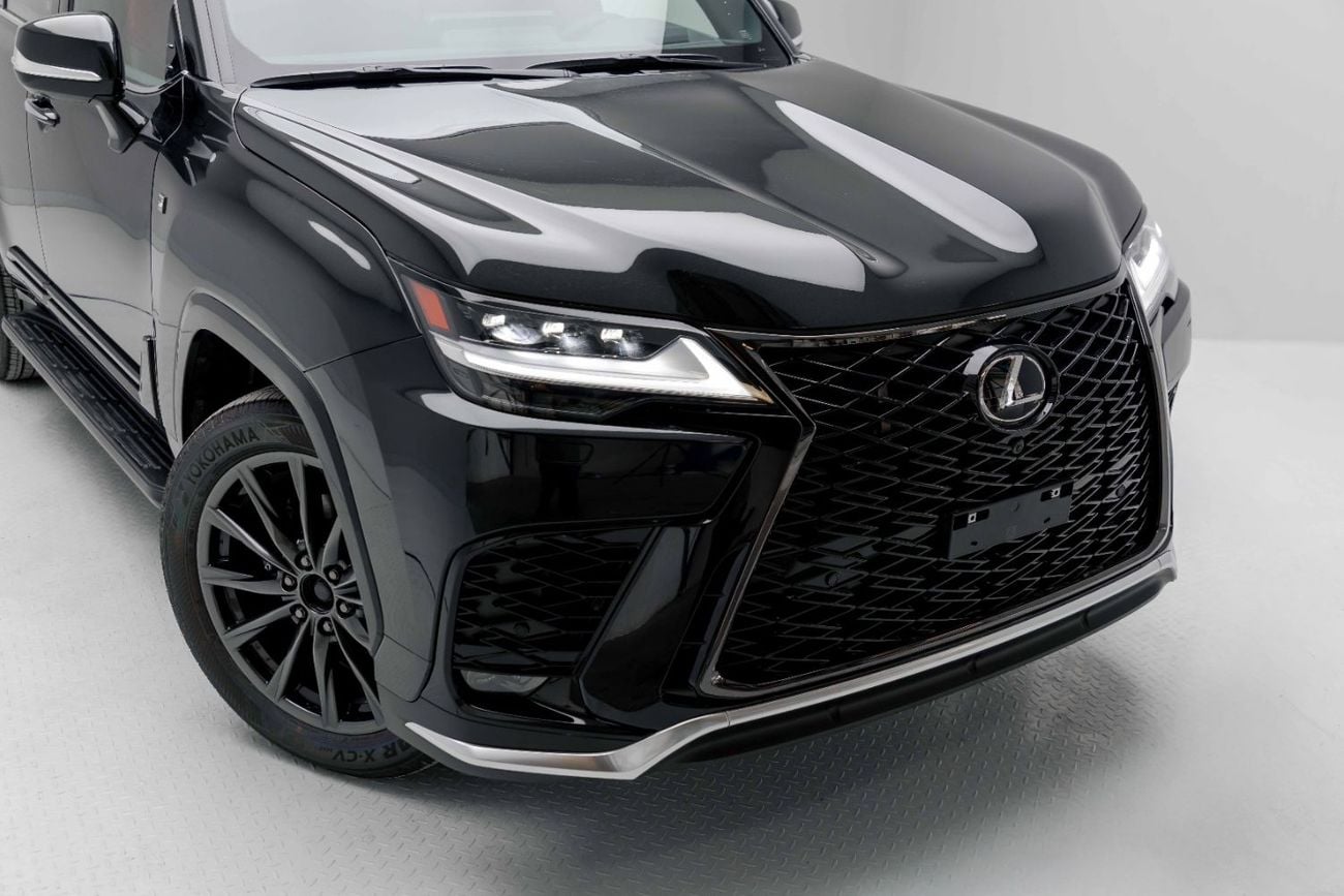 Lexus LX600 F SPORT 3.5L - Graphite Black Inside Flair Red | Export Only