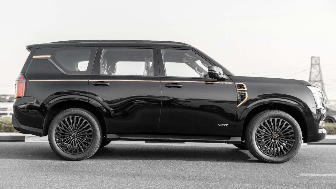 Nissan Patrol 75th Anniversary 2027 Nissan Patrol 3.5L AT Petrol 75th Anniversary (Black-Brown)