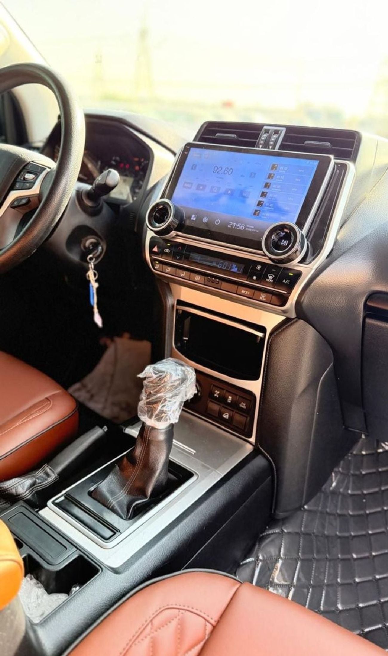 Toyota Prado VXR 2019Model 2.8 diesel Engine Colour Black Transmission Automatic Interior Brown leathers seats 7seats