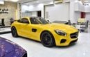 Mercedes Benz AMG GT . EXCELLENT DEAL for our Mercedes Benz AMG GTs ( 2015 Model ) in Yellow Color GCC Specs