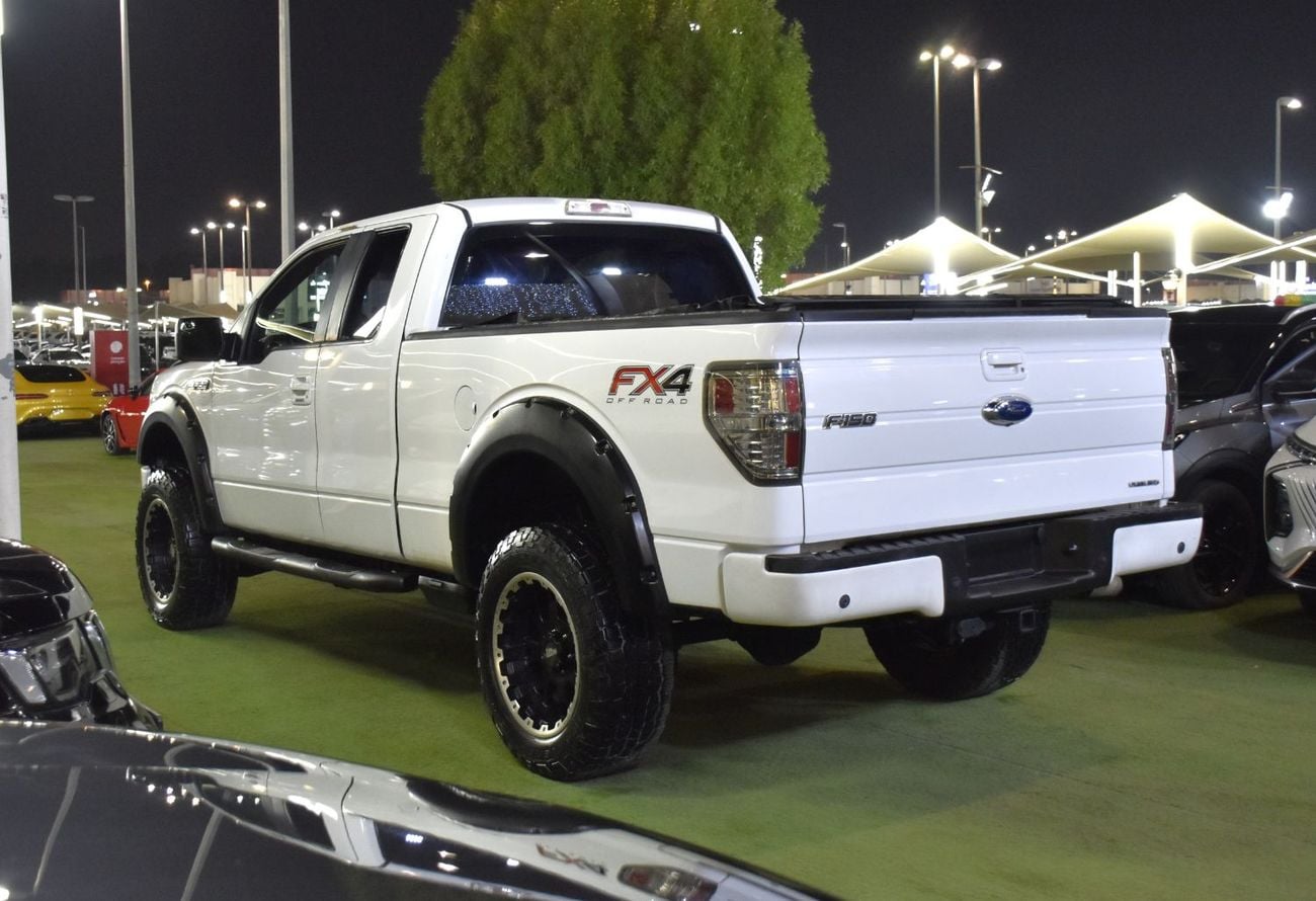 Ford F-150 FX4 SUPER CAB BLACK ALY EXCELLENT DEAL for our Ford F150 FX4 ( 2012 Model ) in White Color GCC Specs