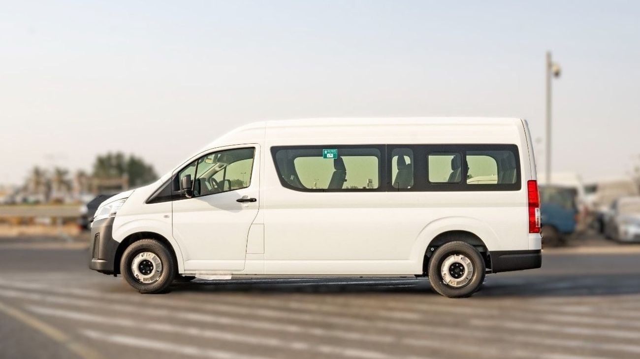 تويوتا هاياس DX Toyota Hiace High Roof Black Bump 3.5l A/T White color 2026 Model