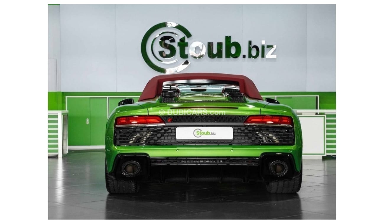 أودي R8 2023 - BRAND NEW R8 - 3 YEARS WARRANTY - SPECIAL COLOR - SIDE BLADES - FINE NAPPA - DIAMOND SEATS
