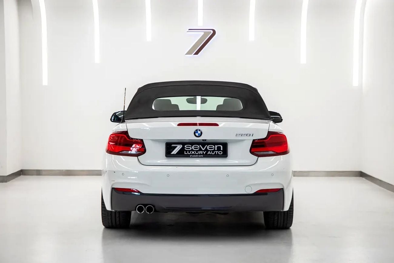 بي أم دبليو 220 220i Sportline Convertible | GCC | Full Service History | Excellent Condition