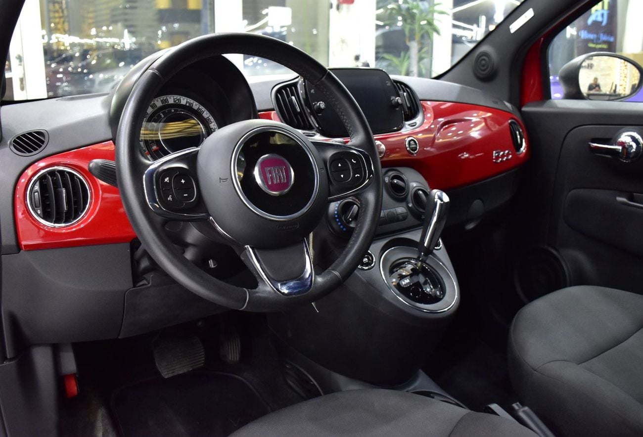 Fiat 500 DOLCEVITA EXCELLENT DEAL for our Fiat 500 Dolcevita ( 2024 Model ) in Red Color GCC Specs