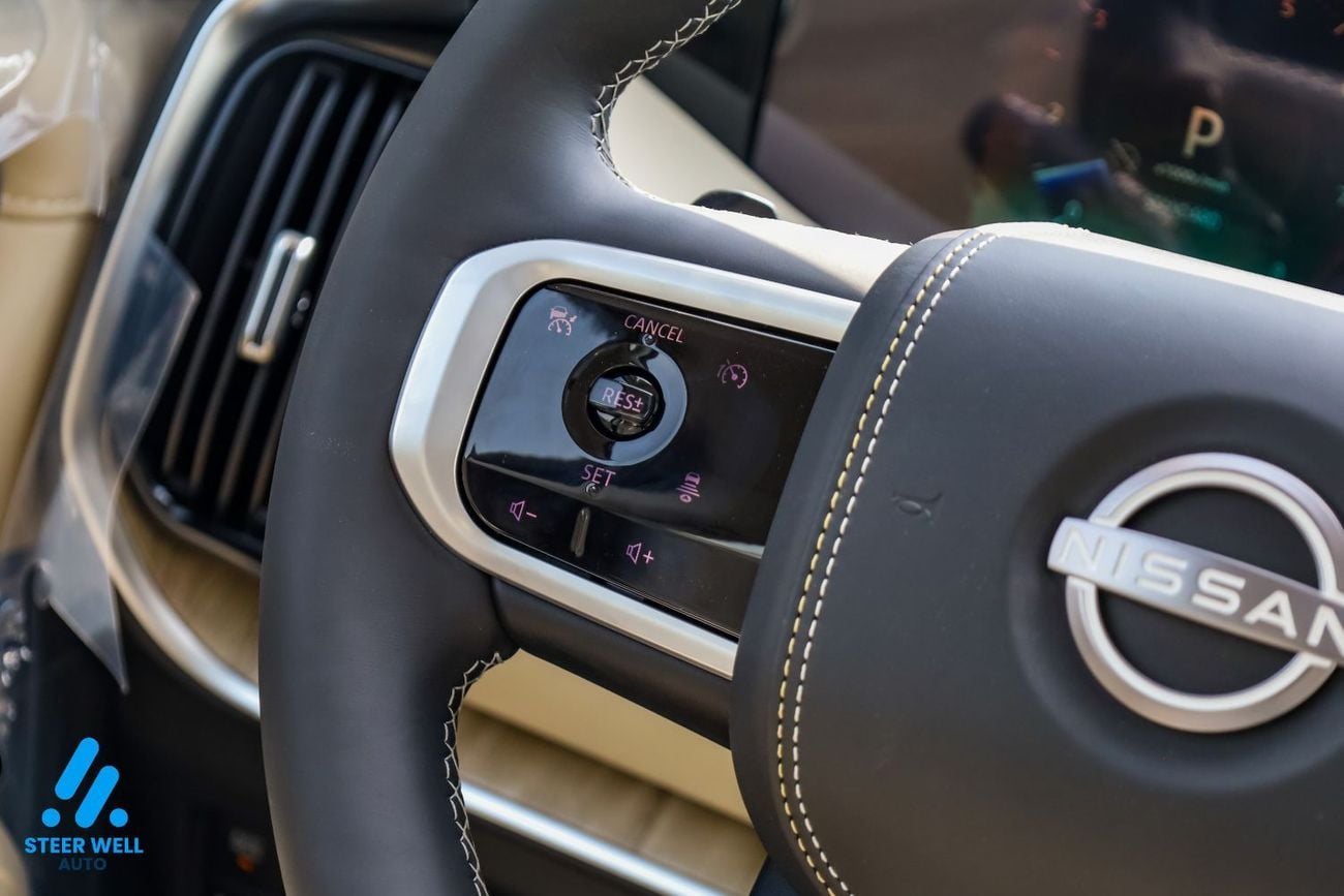 Nissan Patrol LE PLATINUM CITY 2026 | GCC | 3.5L V6 | AWD | Beige Interior | 8-Seater | Height Control | Export