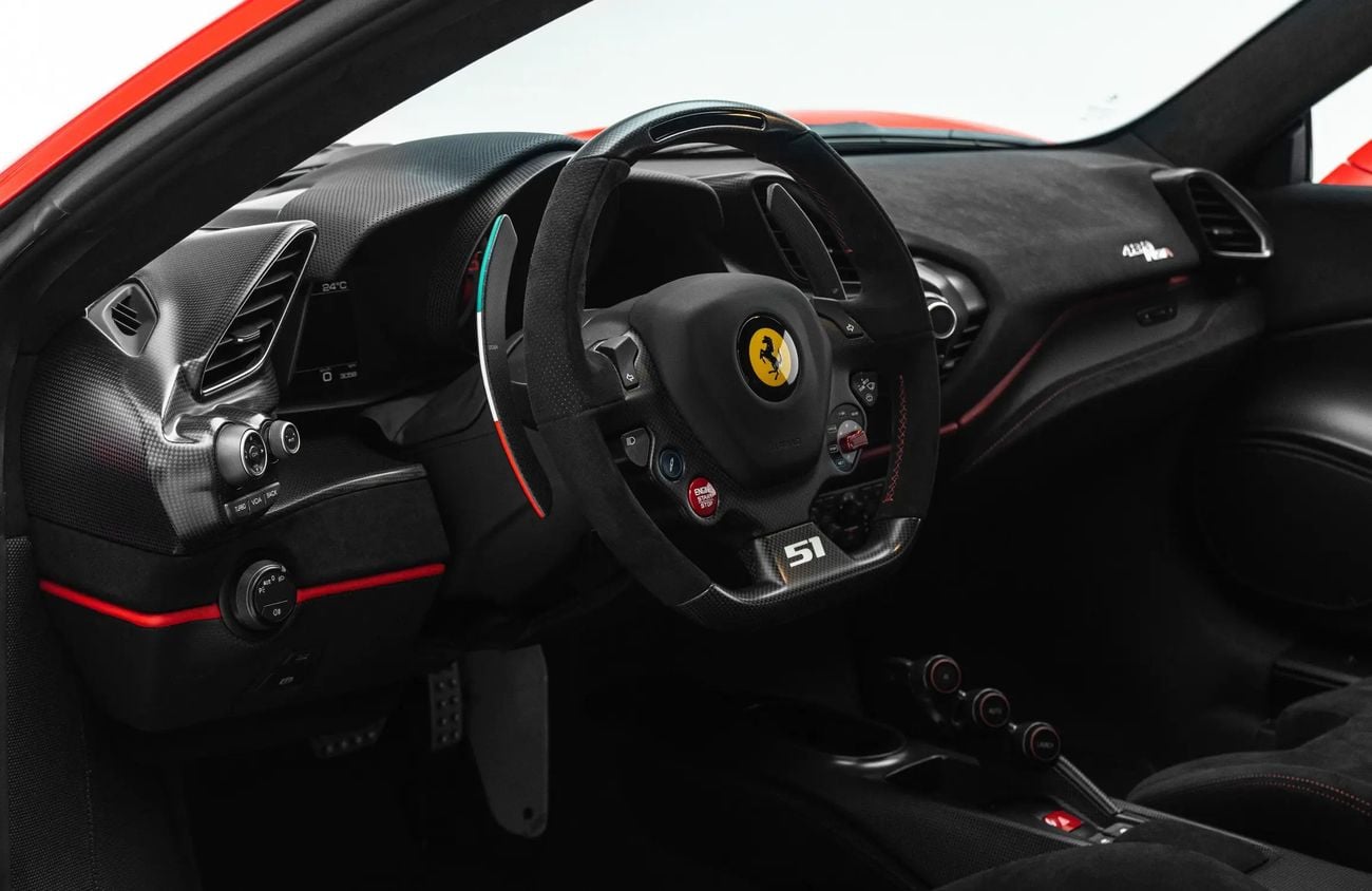 Ferrari 488 Pista High Spec 3.9L V8 Twin-Turbocharged Engine