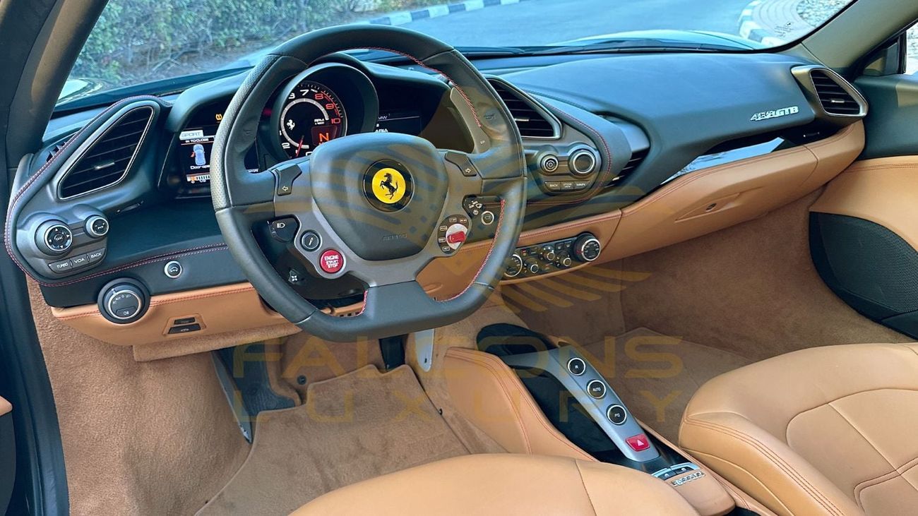 فيراري 488 GTB HIGH SPEC فيراري 488 GTB ستاندرد موديل 2016 - مواصفات كورية - حالة ممتازة