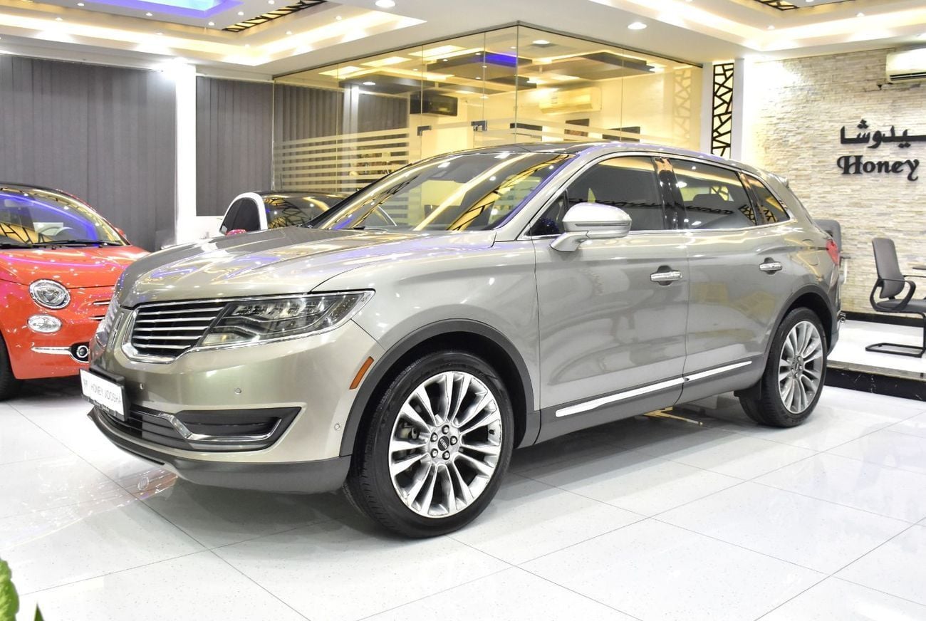 Lincoln MKX RESERVE EXCELLENT DEAL for our Lincoln MKX 2.7 ECOBoost AWD ( 2016 Model ) in Beige Color GCC Specs