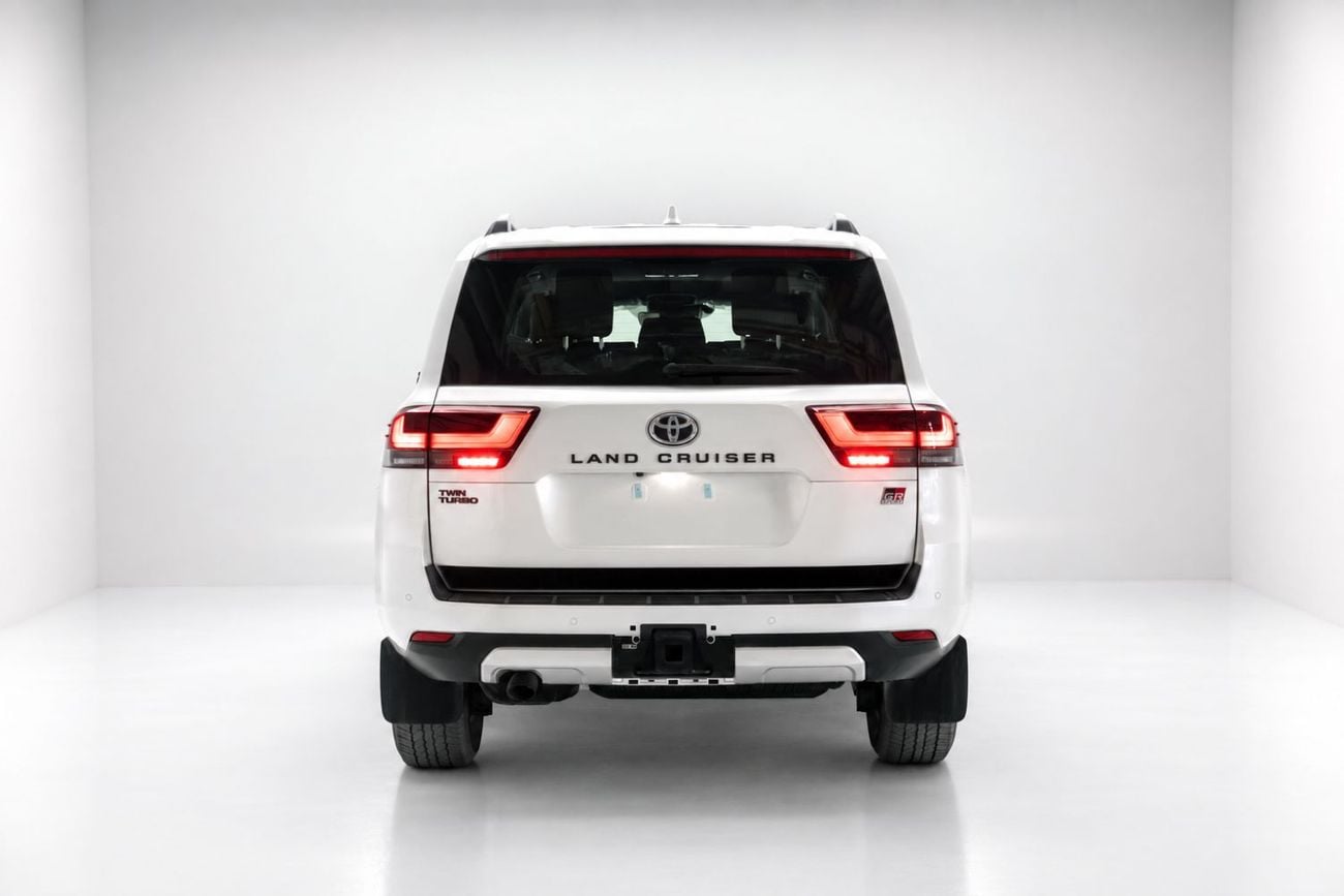 Toyota Land Cruiser GR SPORT 3.5L - Precious White Pearl Inside Black & Red | Export Only