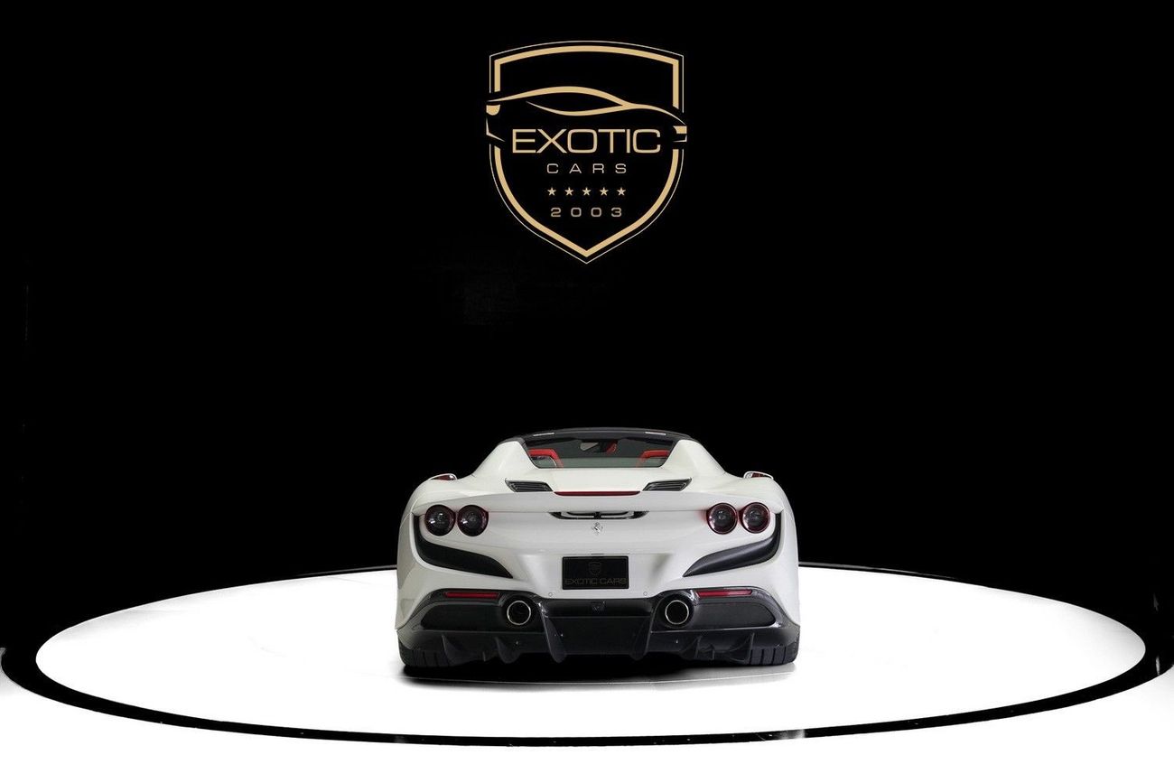Ferrari F8 Spider STD (3.9L · 8 Cyl · Automatic · Petrol · Convertible · Rear Wheel Drive · 2 Seats · 2 Door)