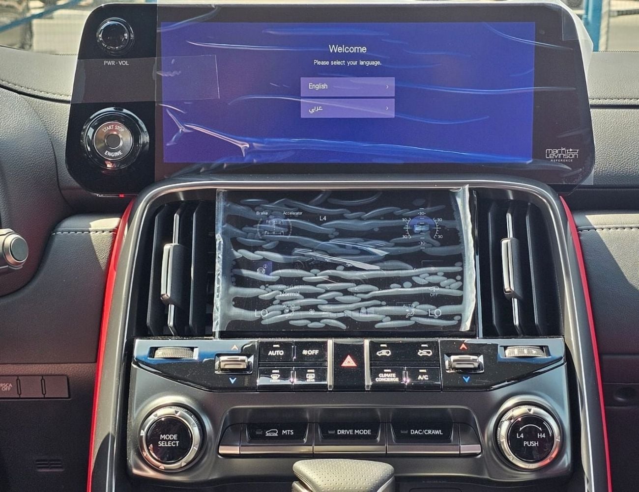 لكزس LX 600 F SPORT لكزس LX600 F.SPORT مارك ليفينسون || محرك بنزين V6 سعة 3.5 لتر، دفع رباعي، 22 عجلة قيادة، رادار، شاشة
