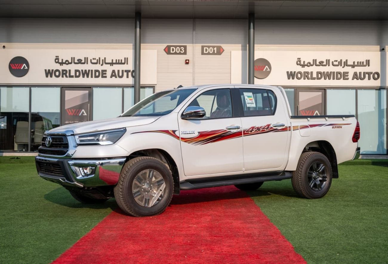 تويوتا هيلوكس GLX DC 4WD 2.7Ltr. GLXS-V AT EXL 2026 WHITE GCC