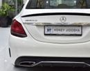 Mercedes Benz C200 . EXCELLENT DEAL for our Mercedes Benz C200 ( 2019 Model ) in White Color GCC Specs