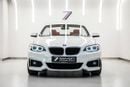 بي أم دبليو 220 220i Sportline Convertible | GCC | Full Service History | Excellent Condition