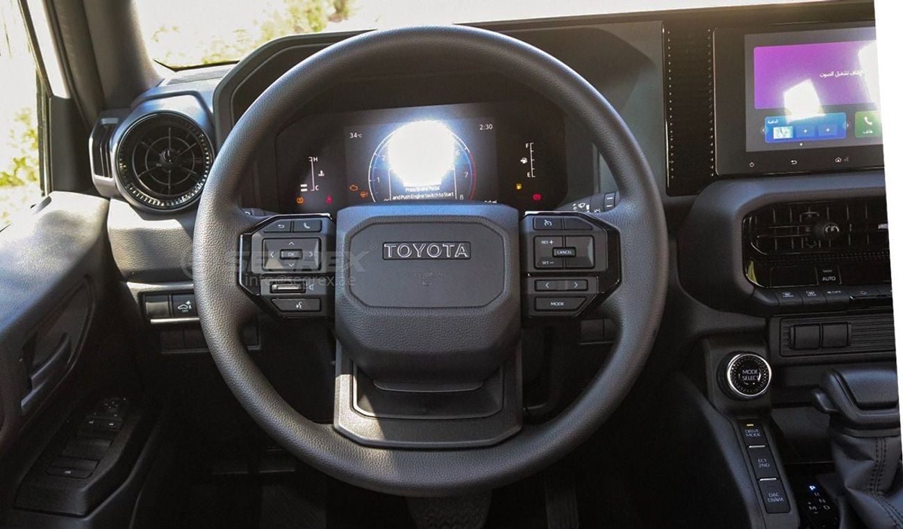 Toyota Prado TX . 2.4L . 8-Speed Automatic . Turbo Petrol . 4WD . 7 Saets . 5 Doors For Export
