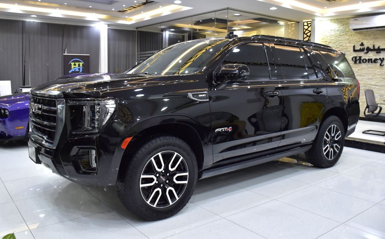 GMC Yukon AT4 EXCELLENT DEAL for our GMC Yukon AT4 ( 2023 Model ) in Black Color GCC Specs
