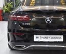 مرسيدس بنز E200 AMG عرض ممتاز لسيارة مرسيدس بنز E200 (موديل 2023) باللون الأسود بمواصفات خليجية