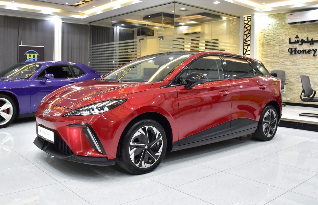 MG 4 EV EXCELLENT DEAL for our MG 4 ( 2023 Model ) in Red Color GCC Specs