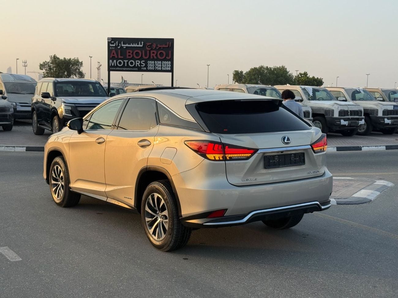 Lexus RX450h PREMIER 2021 LEXUS RX450H LUXURY HYBRID 3.5L V6 GCC WITH SUNROOF AWD AND COOLING SEATS