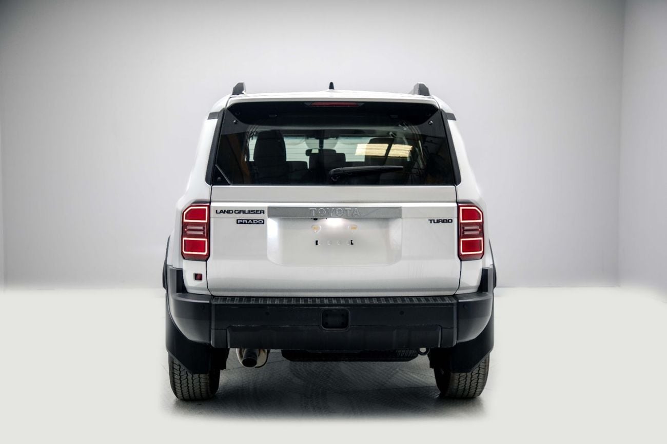 Toyota Prado Standard 2.8L Diesel - Platinum White Inside Black | Export Only