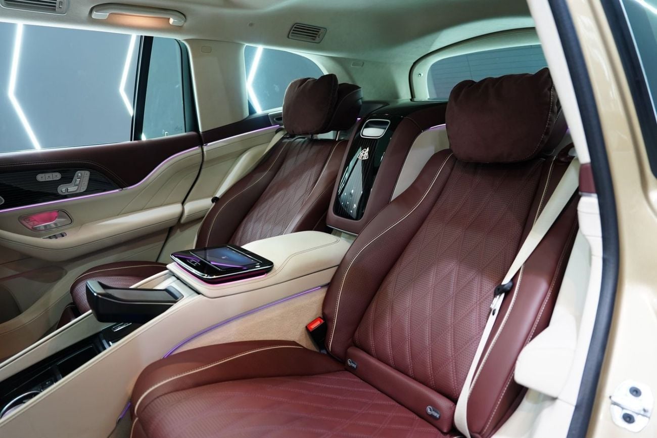 مرسيدس بنز 600 Maybach مرسيدس مايباخ GLS 600 موديل 2024، لونان، باقة المقاعد الخلفية الفاخرة، ضمان وخدمة جارجاش!!