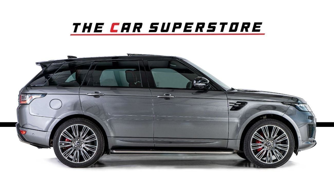 Land Rover Range Rover Sport AUTOBIOGRAPHY DYNAMIC GCC-22 Inch Rims-Black Contracting Roof-Red Interior