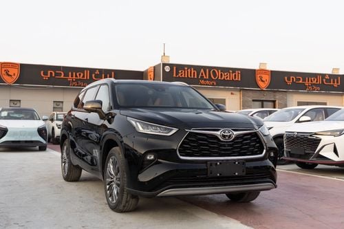 تويوتا هايلاندر LTD HEV تويوتا هايلاندر ليميتد إي-فور | 2026 | مواصفات صينية | محرك 2.5 لتر هجين | دفع رباعي | أسود | للتصدي