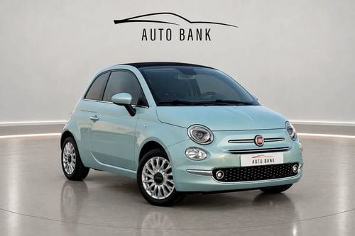 فيات 500 Lounge Convertible - Model - GCC Specs - Under warranty and service - No accidents