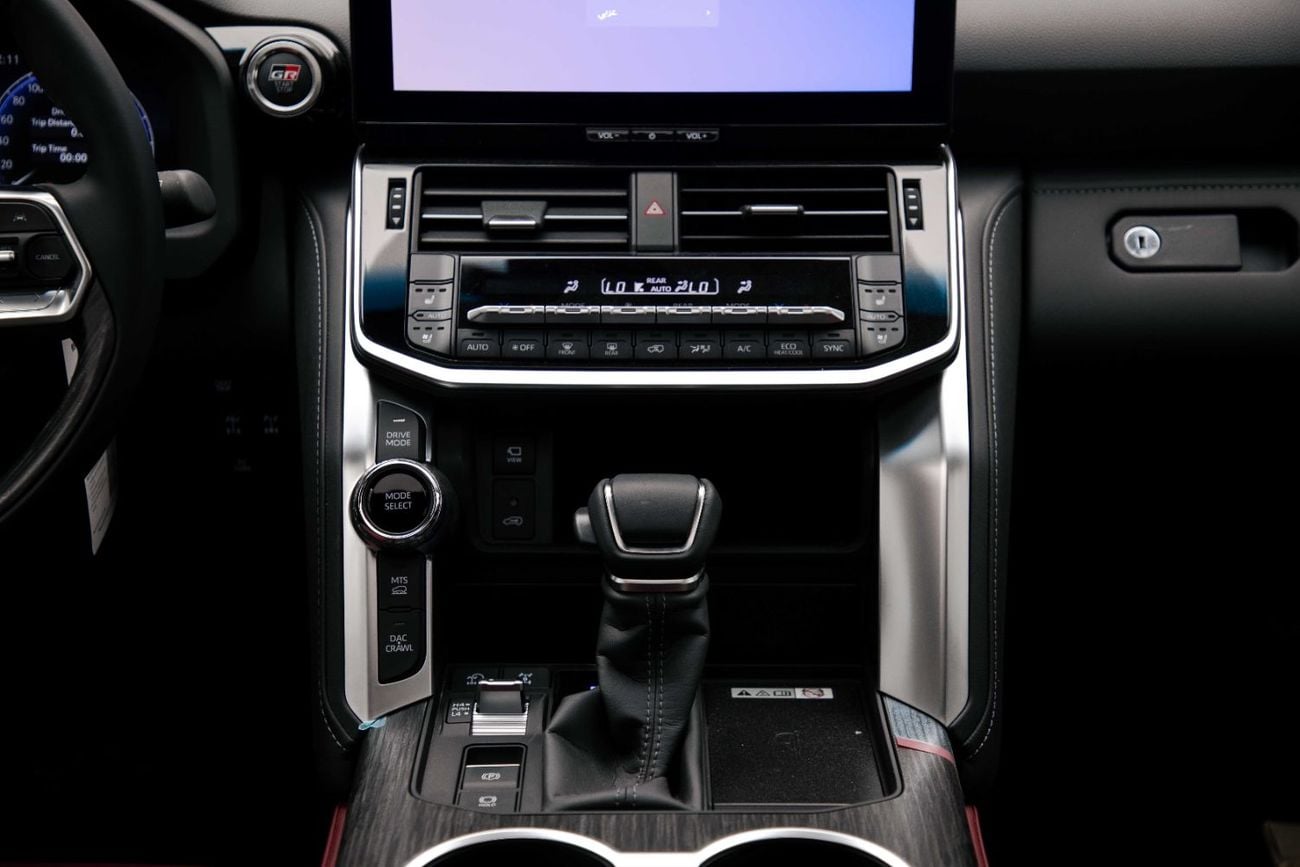 Toyota Land Cruiser GR SPORT 3.5L - Precious White Pearl Inside Black & Red | Export Only