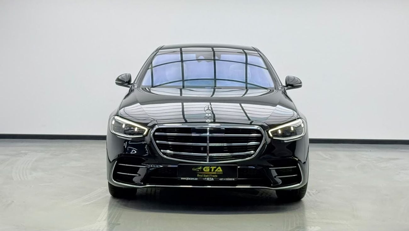 مرسيدس بنز S 580 4MATIC مرسيدس بنز S580 4MATIC موديل 2024، ضمان مرسيدس بنز حتى 2029، سجل صيانة كامل لدى مرسيدس بنز، حالة ممت