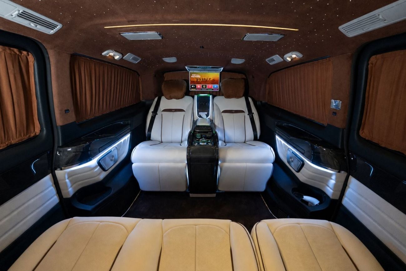 Mercedes Benz V300 VLINE VIP EDITION NEW ARRIVAL 2026 MODEL VIP MERCEDES GCC V300 with ADDITIONAL REAR AC - 2 Years Warranty by VLINE