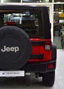 Jeep Wrangler SPORT EXCELLENT DEAL for our Jeep Wrangler Sport ( 2017 Model ) in Red Color GCC Specs