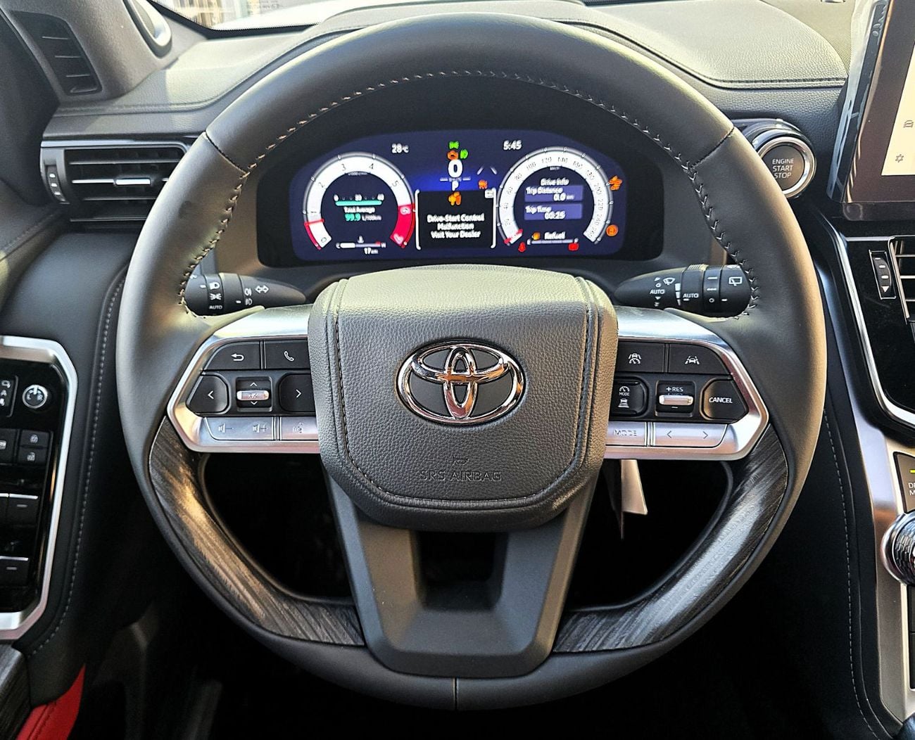 Toyota Land Cruiser VXR Toyota Landcruiser VXR 3.5L A/T T.T AWD with radar and Comprosser GCC White Color 2026 Model