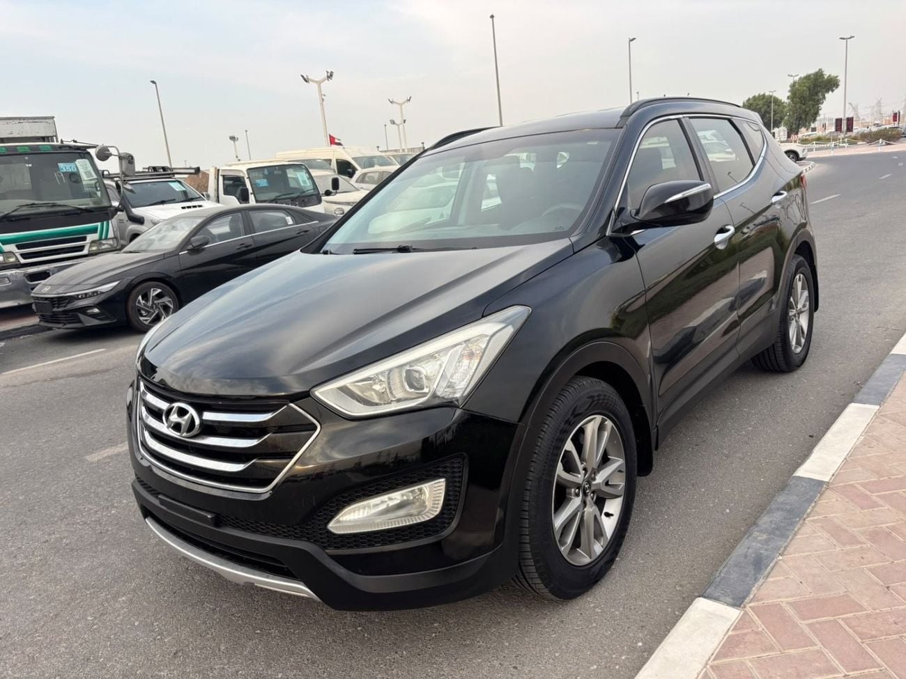 هيونداي سانتا في هيونداي سانتافي 2014، محرك 3.3 لتر V6، 7 مقاعد، مواصفات خليجية