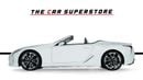 Lexus LC500 TITANIUM Convertible-GCC-Collectors Car-Mint Condition-Naturally Aspirated V8