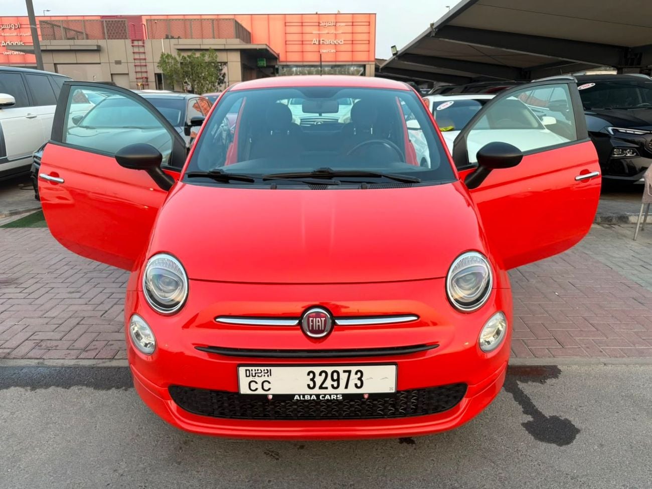 Fiat 500 DOLCEVITA A small, stylish, and economical car